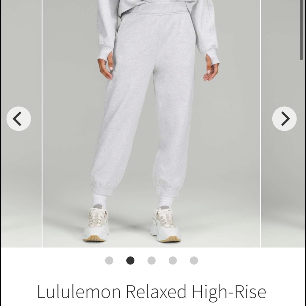 Lululemon NWT RELAXED HIGH RISE JOGGER